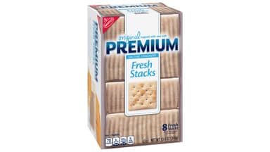 Nabisco Premium Fresh Stacks Original Saltine Crackers Travel Snack