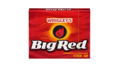 Wrigley's Big Red Cinnamon Chewing Gum Single