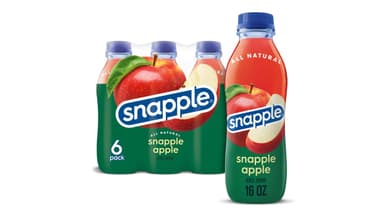 Snapple All Natural Apple Juice Plastic