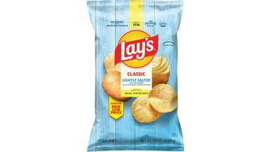Lay's Lightly Salted Classic 50% Less Sodium Potato Chips
