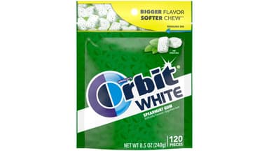 Orbit White Sugar Free Spearmint Chewing Gums