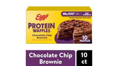 Eggo Protein Chocolate Chip Brownie Waffles