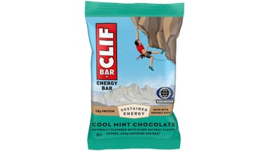 Clif Bar Cool Mint Chocolate Energy Bar with Caffeine