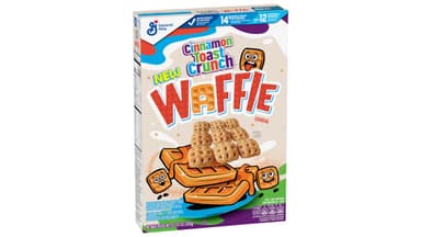 Cinnamon Toast Crunch Crispy Waffle Breakfast Cereal
