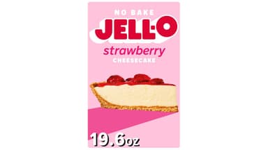 JELL-O No Bake Strawberry Cheesecake Dessert Kit