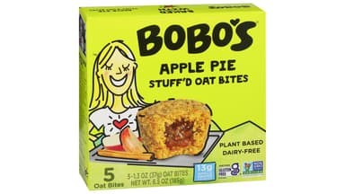 Bobo's Plant-Based Gluten-Free Dairy-Free Stuff'd Apple Pie Oat Bites
