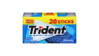 Trident Sugar-Free Original Gum Sticks Mega