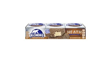 Klondike Heath Milk Chocolate English Toffee Frozen Dairy Dessert Bars