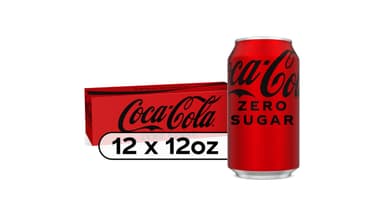 Coke Zero Soda Cans Fridge