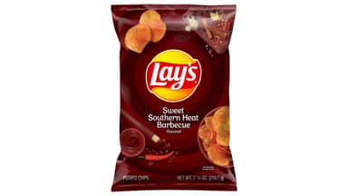 Lay's Barbecue Flavored Sweet Southern Heat Potato Chips