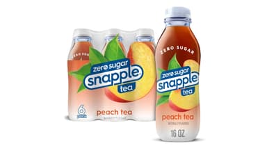 Snapple Zero Sugar Peach Tea Plastic