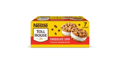 Nestlé Toll House Vanilla Chocolate Chip Ice Cream Cookie Sandwiches
