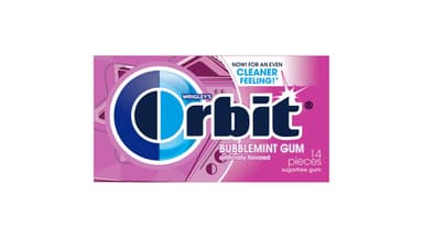Orbit Sugar Free Bubblemint Chewing Gum Single