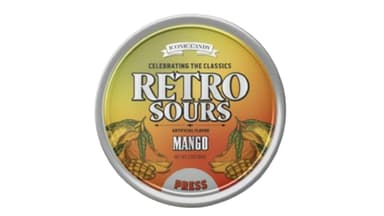 Iconic Candy Retro Sours Mango Candy