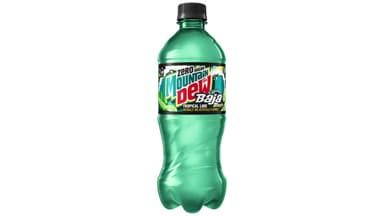 Mountain Dew Zero Sugar Baja Blast Tropical Lime Flavor Soda