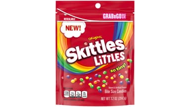 Skittles Littles Original Multiple Fruits Flavors Bite Size Soft Chewy Candies