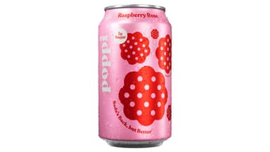Poppi Raspberry Rose Prebiotic Soda