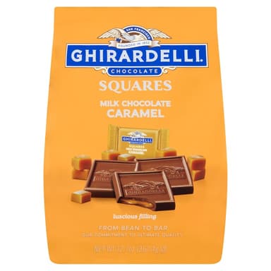 Ghirardelli Caramel Milk Chocolate Squares