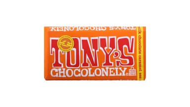 Tonys Chocolonely Caramel Sea Salt Milk Chocolate Bar
