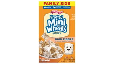 Frosted Mini-Wheats Original High Fiber Breakfast Cereal Family Size