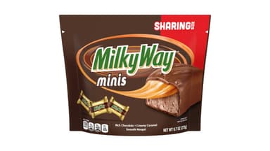 Milky Way Chocolate Minis Candy Bars Bag Sharing Size