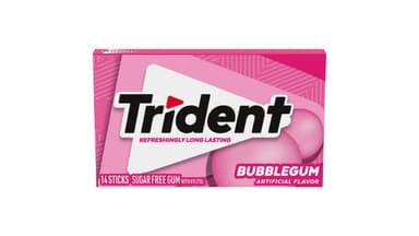 Trident Sugar Free Bubblegum Chewing Gum
