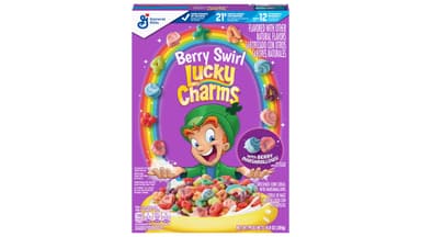 Lucky Charms Sweetened Berry Swirl with Marshmallows Cereal