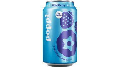 Poppi Wild Berry Flavored Prebiotic Soda