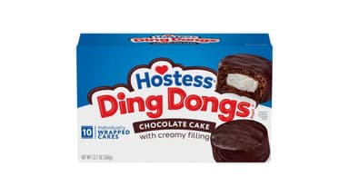 Hostess Ding Dongs Cream Filled Chocolate Flavor Snack Cakes