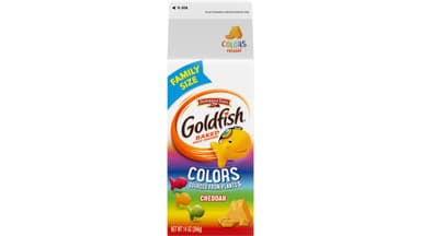 Goldfish Colors Cheddar Baked Snack Crackers Family Size