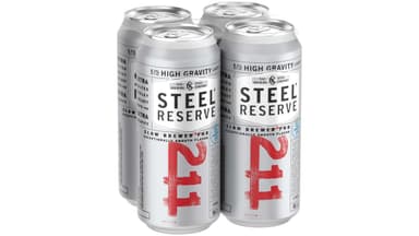Steel Reserve 211 High Gravity Malt Liquor