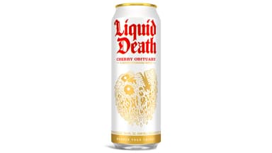 Liquid Death Cherry Obituary Sparkling Water