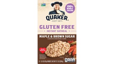 Quaker Oats Gluten Free Maple Brown Sugar Instant Oatmeal