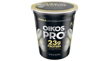 Oikos Pro Zero Added Sugar Vanilla Yogurt Tub