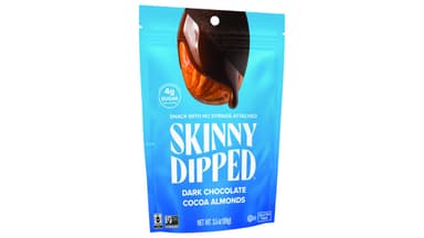 Skinny Dipped Gluten Free Non-GMO Dark Chocolate Cocoa Almonds