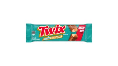 Twix Salted Caramel Milk Chocolate Cookie Bars Share Size