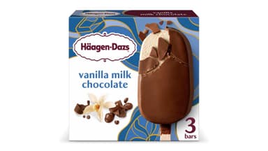Haagen-Dazs Vanilla Milk Chocolate Ice Cream Bars