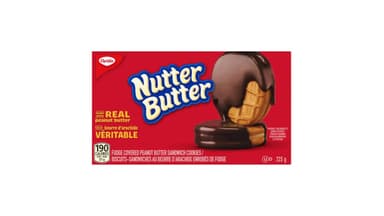 Nutter Butter Fudge Covered Peanut Butter Sandwich Cookies