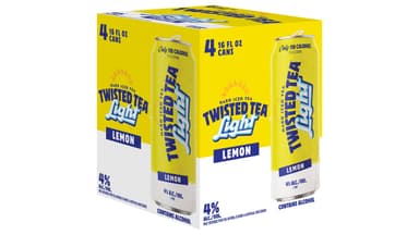Twisted Tea Lemon Original Light Hard Iced Tea