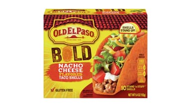 Old El Paso Bold Nacho Cheese Stand 'n Stuff Taco Shells