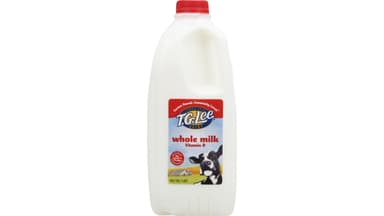 T.G. Lee Dairy Whole Milk Jug