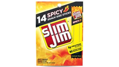 Slim Jim Smoked Spicy Meat Stick Snack Size