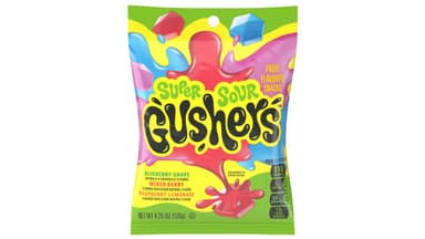Fruit Gushers Super Sour Assorted Fruit Flavored Snacks