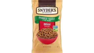 Snyder's of Hanover Low Fat Mini Pretzels Family Size