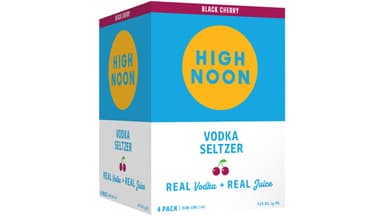 High Noon Gluten Free No Sugar Added Black Cherry Vodka Hard Seltzer
