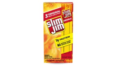 Slim Jim Original Smoked Meat Sticks Snack Size