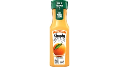 Simply Orange No Sugar Added Pulp Free Orange Juice
