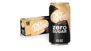 Dr Pepper Zero Cream Soda
