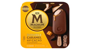 Magnum Ice Cream Chocolatey Coating Double Caramel Vanilla Ice Cream Bars