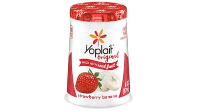 Yoplait Low Fat Original Strawberry Banana Yogurt Cup